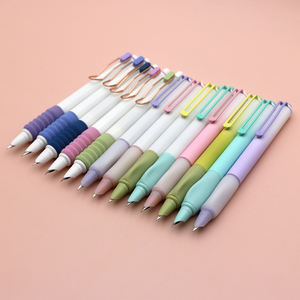 Stylos <span class=keywords><strong>plume</strong></span> effaçables à encre thermique avec poignée confortable en silicone souple Stylos <span class=keywords><strong>plume</strong></span> design à presser Papeterie fantaisie - Product Image 1