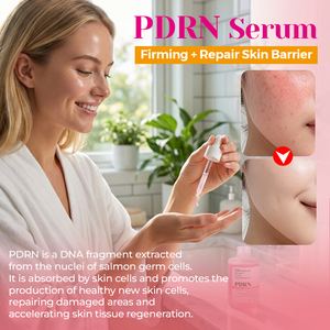 Suero Facial Antienvejecimiento 3 en 1 con Vitamina C, E y PDRN, Colágeno, Niacinamida, Iluminador y Reparador, Marca Privada OEM - Product Image 4