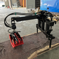 Grue à grumes avec pied hydraulique pour tracteur CE pour la manutention forestière