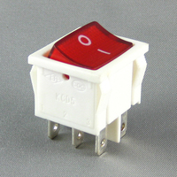 Interrupteurs à bascule KCD5 avec lumière verte Interrupteurs d'équipement médical 6A 250V AC