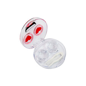 Étui à lentilles de contact carré simple et portable pour femme, boîte de soin, modèle 2021, vente chaude, directement de l'usine, adorable étui à lentilles de contact - Product Image 6
