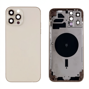 Cover Posteriore Dorata per Apple iPhone 12 Pro Max con Telaio Intermedio - Product Image 2