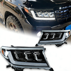 Faro Delantero de 3 Lentes para <span class=keywords><strong>Toyota</strong></span> <span class=keywords><strong>LC</strong></span> 200 LC200 2012-2016, Actualización de Faro, Faro LED para Land Cruiser 200 LC200 - Product Image 1