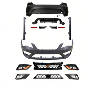 Kit de Conversión de Parachoques para Seat Leon 2013, Modificado a Kit de Carrocería <span class=keywords><strong>CUPRA</strong></span> <span class=keywords><strong>R</strong></span> <span class=keywords><strong>2018</strong></span>, Parrilla Delantera y Parachoques - Product Image 1