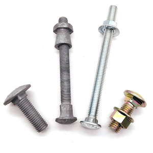 Stainless Steel square Hole extra Large Head <strong>Carriage</strong> <strong>Bolt</strong> Washer Zinc Plated <strong>Carriage</strong> <strong>Bolt</strong> - Product Image 2