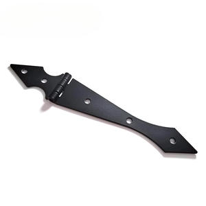 Bisagras de puerta de muebles decorativos de hierro negro moderno Durable Fácil instalación Ángulo de apertura de 270 ° para gabinetes de cocina Living - Product Image 3