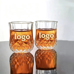 Verre à whisky diamanté personnalisé avec logo, 90 ml, verre à cocktail transparent, verre à bière pour bar, fête, boissons à domicile - Product Image 1