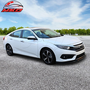 Compatible con Honda Civic 16-18, Estilo IKON GT, Divisor de Parachoques Delantero Sin Pintar, PU de Alta Calidad, Accesorio Exterior - Product Image 3