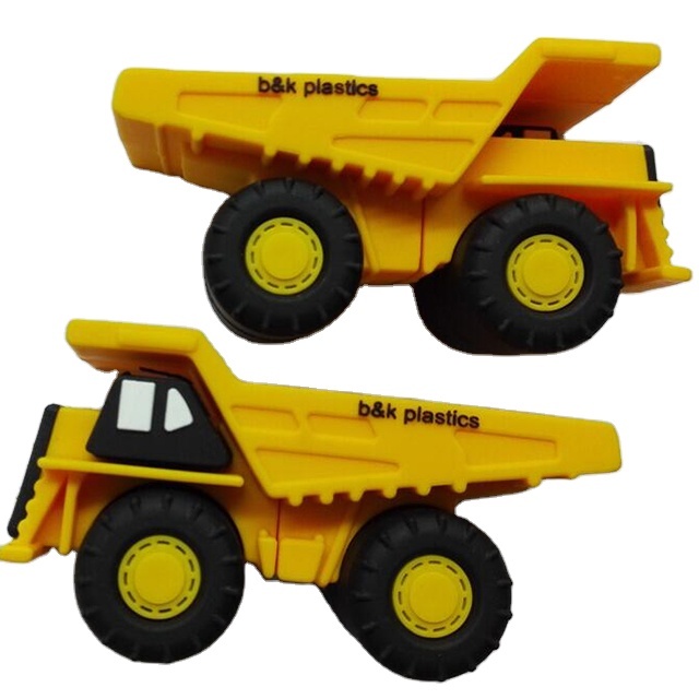 Customized PVC 3D Mine Truck Usb Flash Drive