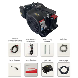 ポータブル48v 64v 72v DCガソリン発電機水冷発電機電気自動車レンジエクステンダーリチウム電池充電 - Product Image 6