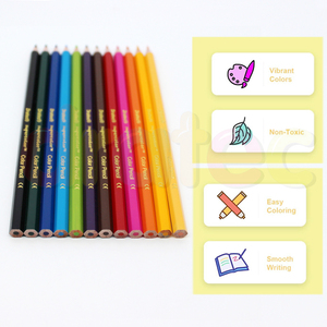 Juego <span class=keywords><strong>de</strong></span> lápices <span class=keywords><strong>de</strong></span> <span class=keywords><strong>color</strong></span> <span class=keywords><strong>de</strong></span> madera 18 colores lapices <span class=keywords><strong>de</strong></span> colores para la escuela <span class=keywords><strong>de</strong></span> niños con logotipo personalizado - Product Image 2