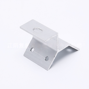 CORIGY énergie renouvelable PV support photovoltaïque aluminium anodisé <span class=keywords><strong>panneau</strong></span> solaire montage pince métallique <span class=keywords><strong>sur</strong></span> toit en étain trapézoïdal - Product Image 3
