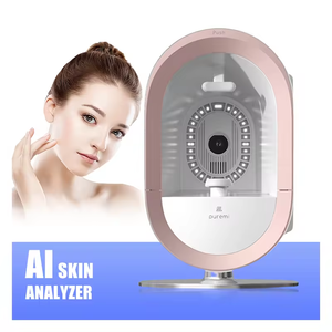 เครื่องวิเคราะห์ผิวหน้าอัจฉริยะดิจิทัล 3 มิติ AI พร้อมฟังก์ชั่นทดสอบความชุ่มชื้นและน้ำมันบนใบหน้า รองรับปลั๊ก EU - Product Image 3