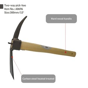 Fer à repasser double manche en bois, gadget de jardin - Product Image 2