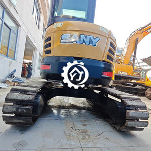 Mini-excavatrice SANY SY35U d'occasion, machine de construction compacte à chenilles hydraulique d'origine pour petits travaux de terrassement urbains - Product Image 6