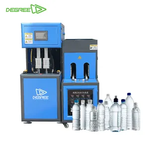 Máquina de soplado semiautomática de plástico PET de 2 cavidades de 20 ml a 5 ltrs