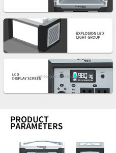 110V-240V banca di potere stazione di ricarica 200000mah 1000wh telefono cellulare banca di potere della stazione di batteria portatile per il campeggio all'aperto - Product Image 5