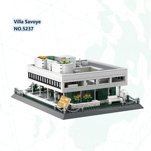 Serie de construcción 5237 Villa Savoye Sence MOC Block Set Niños Educativo Ensamblar Building Block Colección de plástico Juego de Juguetes - Product Image 1