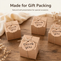 Mini boîte de papier cadeau de voyage personnalisée valise à bonbons en papier kraft avec plastification mate pour friandises sucrées et emballage décoratif