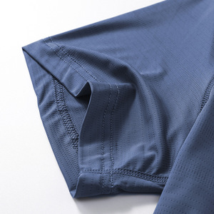 Nuova T-shirt Estiva Stampata in Seta Ghiacciata da Uomo, Sportiva Casual, per Corsa e Fitness, Traspirante a Maniche Corte, Abbigliamento Outdoor ad Asciugatura Rapida - Product Image 3