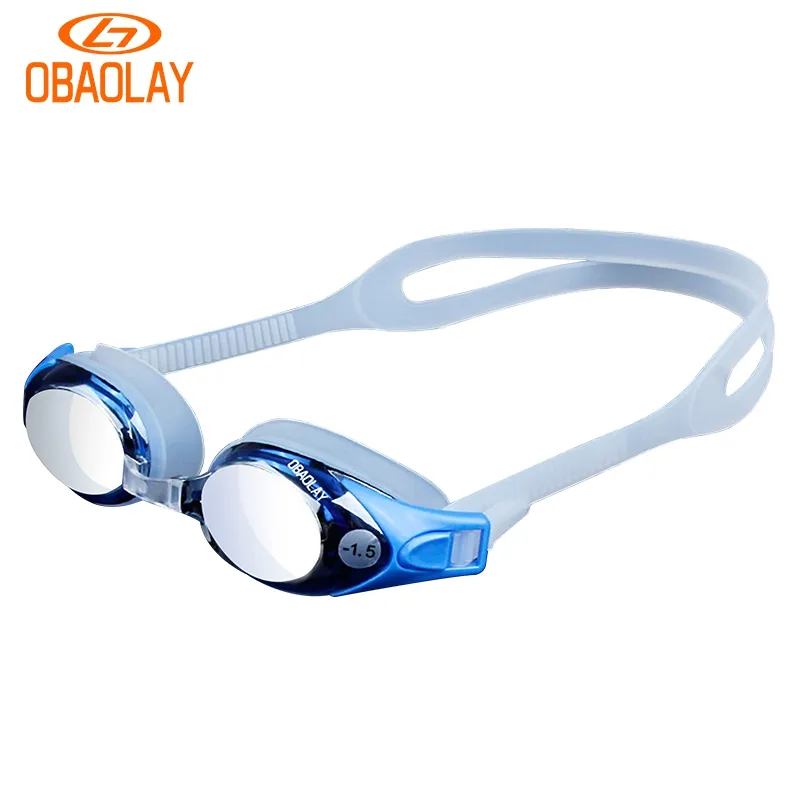 แว่นตาว่ายน้ำป้องกันรังสียูวีสำหรับผู้ใหญ่,แว่นตาว่ายน้ำซิลิโคนป้องกันการเกิดฝ้า
