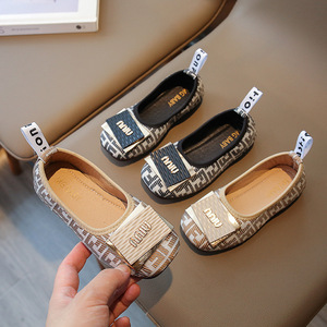 Sepatu Flat Anak Perempuan Model Baru Musim Semi Gugur 2026, Sepatu Putri Manis Bermerek Fashion Sol Lembut untuk Anak-anak - Product Image 2