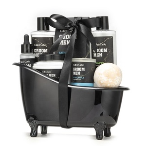 Kit da <span class=keywords><strong>uomo</strong></span> all'ingrosso gel doccia scrub corpo bagno spa cura di sé <span class=keywords><strong>set</strong></span> regalo di lusso forniture da bagno profumo etichetta privata <span class=keywords><strong>set</strong></span> regalo da bagno - Product Image 4