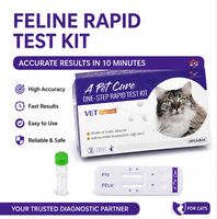 Kits de dépistage rapide du coronavirus félin pour animaux de compagnie, tests antigéniques pour chats, tests vétérinaires rapides FCOV