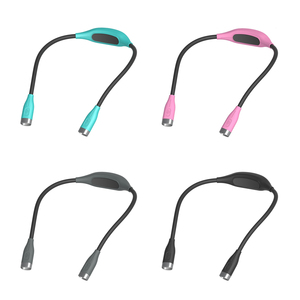 <strong>Mini</strong> Foldable Goose Neck LED Book Light with Touch <strong>Control</strong> Dimmable White Reading Light for Bedroom Use - Product Image 2