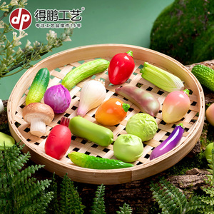 ชุดของตกแต่งในบ้าน รูปทรงผักจิ๋วเหมือนจริง ทำจากเรซิ่น - Product Image 3