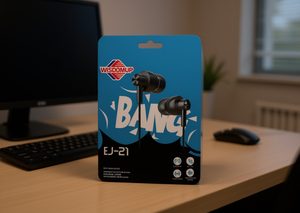 WISDOMUP EJ-21 Auricolari In-Ear Cablati con Microfono, Connettore da 3,5mm, Driver Dinamico - Product Image 2