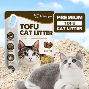 OEM ODM Factory WholesaleClumping Tofu Cat Litter Fast Absorbent Flushable Biodegradable Low Dust Odor Control Kitty Litter Sand - Product Image 1