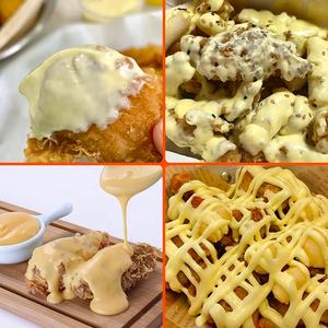 Di alta qualità 1KG cremoso salsa di formaggio per panini torte pane ingredienti alimentari confezionati in sacchetto cremoso condimento per insalata di formaggio - Product Image 4