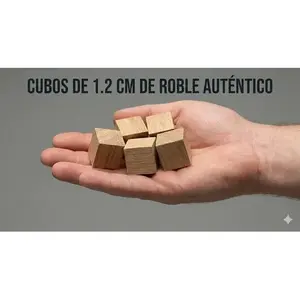 Cubos de Madera de Roble Ecológicos para Ahumar Cócteles, >10cm, The Barrel House LCDB - Product Image 4