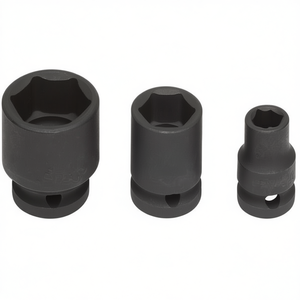 Jeu de clés à douille Fervi Impact, 3 pièces, métriques, à embout hexagonal - Product Image 2