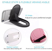 Support Téléphone et Tablette Universel Portable Pliable de Bureau, Multi-Angle, Berceau Flexible, Réglable