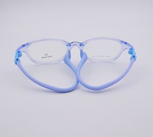 Montatura per Occhiali <span class=keywords><strong>da</strong></span> Bambino/Ragazzo 2402 Explosions Stock in Silicone TR90 Stile Punk, Forma Ovale, Montatura Completa Trasparente, <span class=keywords><strong>Lenti</strong></span> in PC - Product Image 6