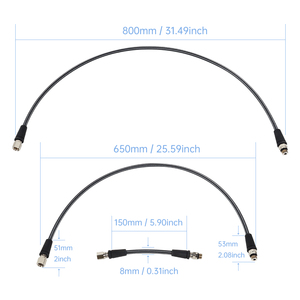 สายเติมลมถังดำน้ำ DIDEEP แรงดันสูง เป็นมิตรกับสิ่งแวดล้อม ขนาด 15 ซม./65 ซม./80 ซม. ใช้ได้ทุกฤดู - Product Image 3