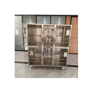 Jaula <span class=keywords><strong>para</strong></span> gatos Caniles veterinarios a prueba de mascotas, jaula de tanque de oxígeno <span class=keywords><strong>para</strong></span> <span class=keywords><strong>perros</strong></span> de acero inoxidable - Product Image 3