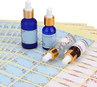Étiquettes cosmétiques personnalisées de haute qualité, imperméables, imprimées numériquement, étiquettes pour soins de la peau, étiquettes pour flacons de lotion