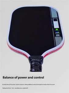 Raquette de pickleball en fibre de carbone T700 de quatrième génération, noyau en mousse texturée mate, construction monobloc pressée à chaud, poids de 230 g - Product Image 5