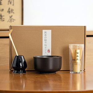 Customizable Japanese Japandi Design Portable Ceramic <b>Matcha</b> <b>Set</b> with Bamboo Whisk Eco-Friendly & Durable - Product Image 2
