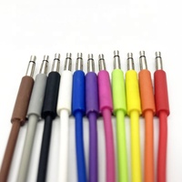 Câble modulaire Slim TS 3,5 mm mâle vers mâle, câble de couleur vive
