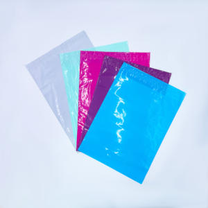 Nude Eco Mailer Bags Custom Pink Color Matte Express Bag Color Shiny Poly Mailers Custom Packaging Shipping Bag for Cloth Tshirt - Product Image 6