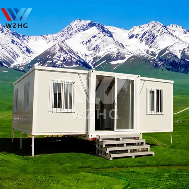 WZH Container Home Versi Tinggi 20 "40", Dapat Diperluas dengan Standar Listrik Australia