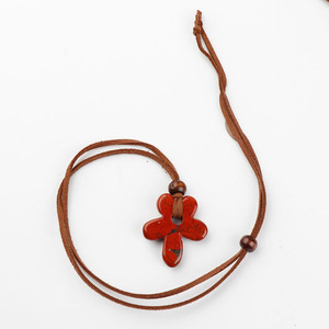 Vintage Five Petal Flower Pendant Crystal Agate <strong>Stone</strong> Carved Blossom Eco-friendly DIY Decoration Craft Accessory Material - Product Image 4