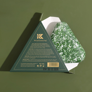 สบู่<span class=keywords><strong>แชมพู</strong></span>ทรงสามเหลี่ยมสูตรพิเศษผสมขมิ้น โสม <span class=keywords><strong>น</strong></span>้ำมั<span class=keywords><strong>น</strong></span>มะกอก ป้องกั<span class=keywords><strong>น</strong></span>ผมร่วง บำรุงเส้<span class=keywords><strong>น</strong></span>ผม ขายส่ง - Product Image 3