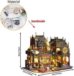 Puzzle 3D en bois DIY <span class=keywords><strong>Château</strong></span> d'horreur de la Cabane de <span class=keywords><strong>Harry</strong></span>, modèle artisanal, maison miniature Holgerts, Collège <span class=keywords><strong>Potter</strong></span>, pour cadeaux de Noël - Product Image 4