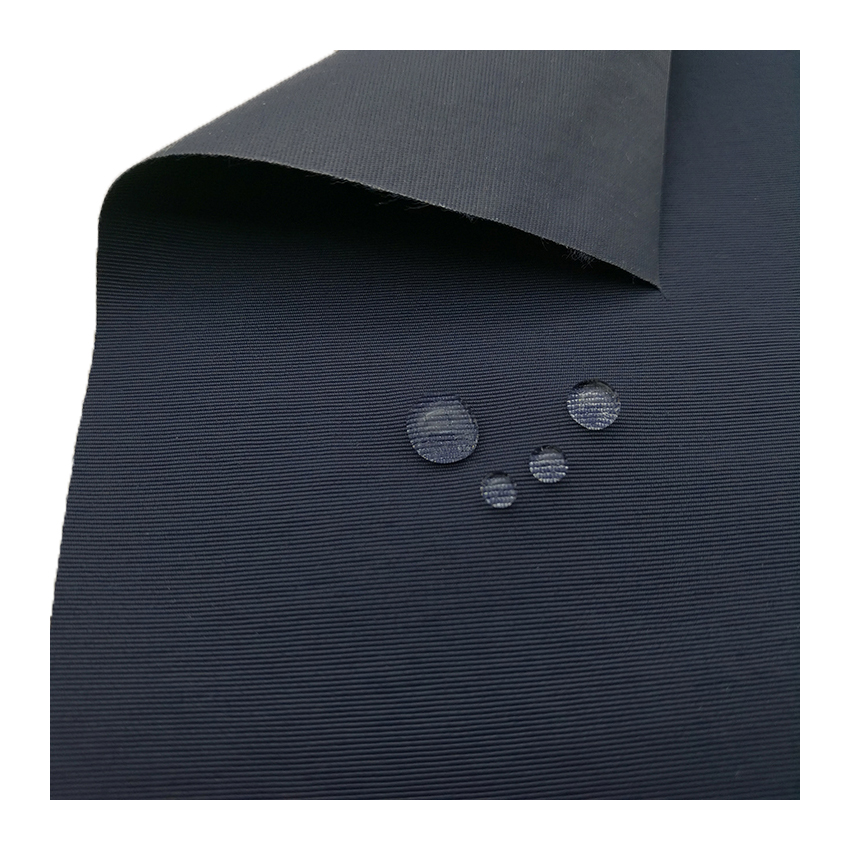 Recycled RPET Taslon Taslan Full Dull 320D GRS Certification Waterproof clear Transparent PU Breathable Coating Fabric
