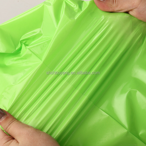 Tự dính vỏ con dấu màu xanh lá cây màu nhựa vớ vận chuyển biểu tượng tùy chỉnh chuyển phát nhanh túi màu đen thể hiện gửi thư - Product Image 5